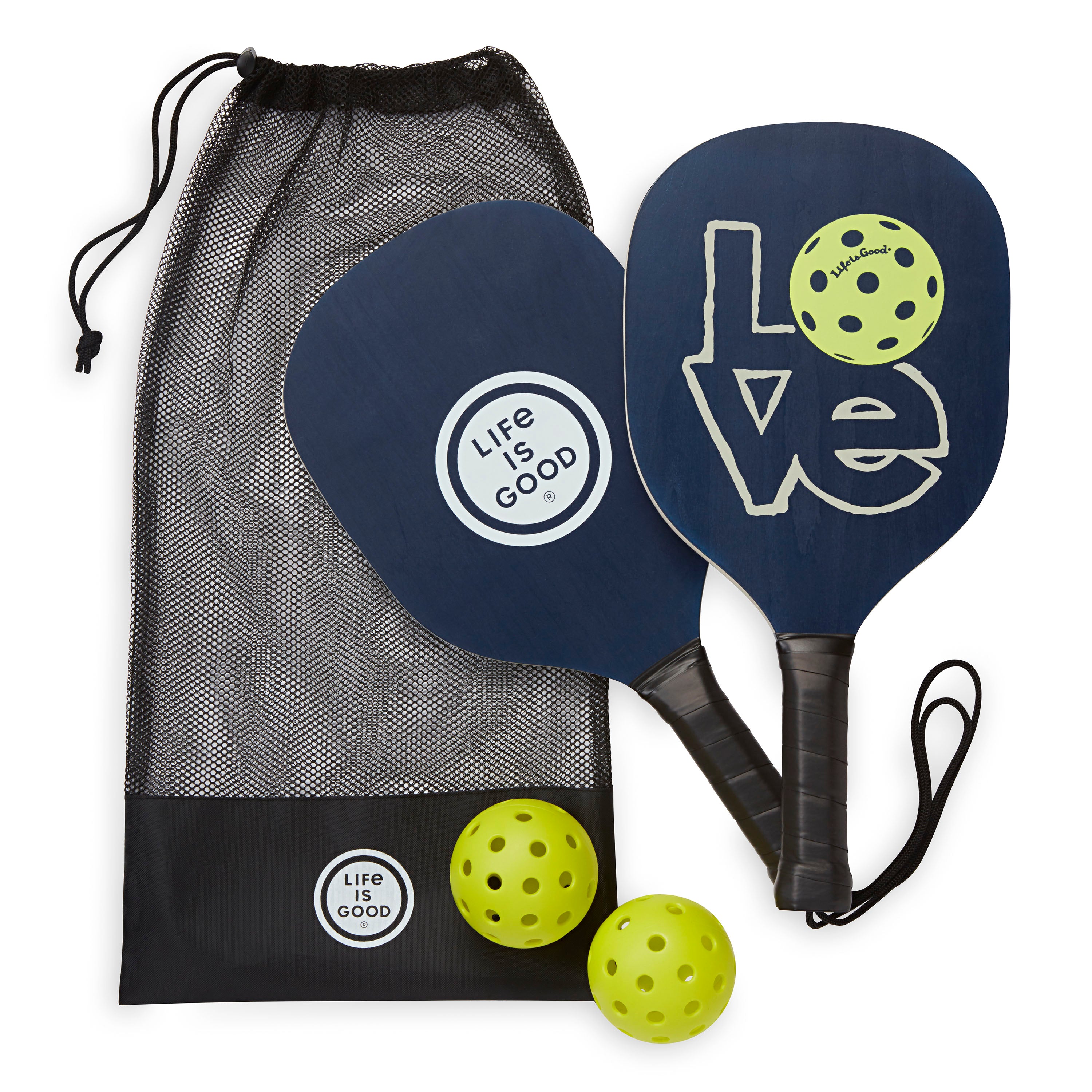 Life is Good Pickleball Starter Set Love full set